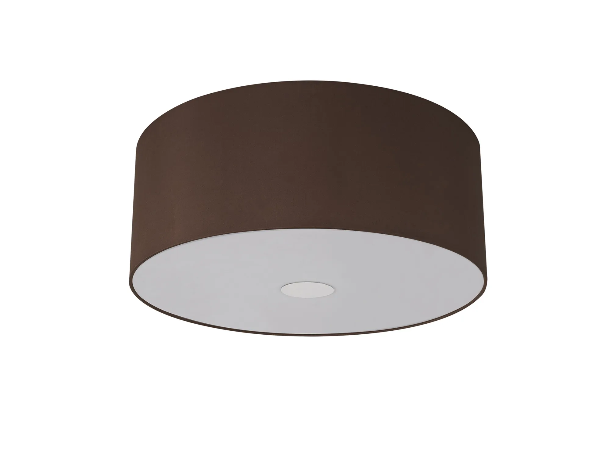Baymont 50cm, Flush 3 Light Polished Chrome, Raw Cocoa/Grecian Bronze, Frosted Diffuser DK0362  Deco Baymont CH RC